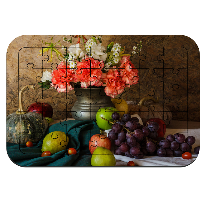  پازل 35 تکه طرح میوه و گل مدل NI515