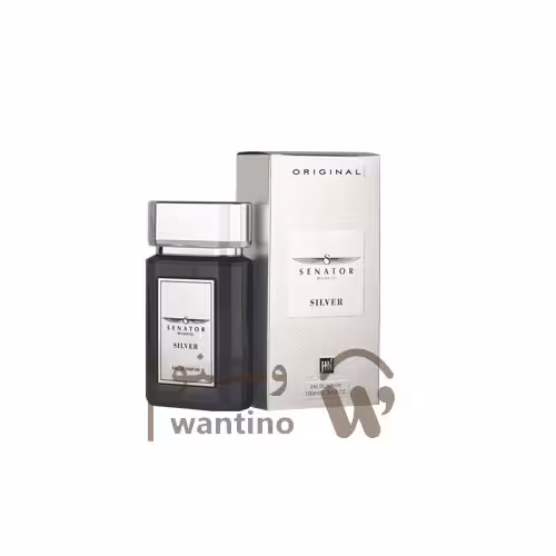 عطر ادکلن مردانه سناتور سیلور نقره ایی جانوین (Senator Silver) حجم 100 میل