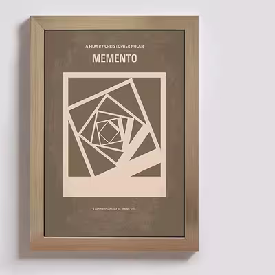 تابلو مدل فیلم ممنتو memento کد BE002