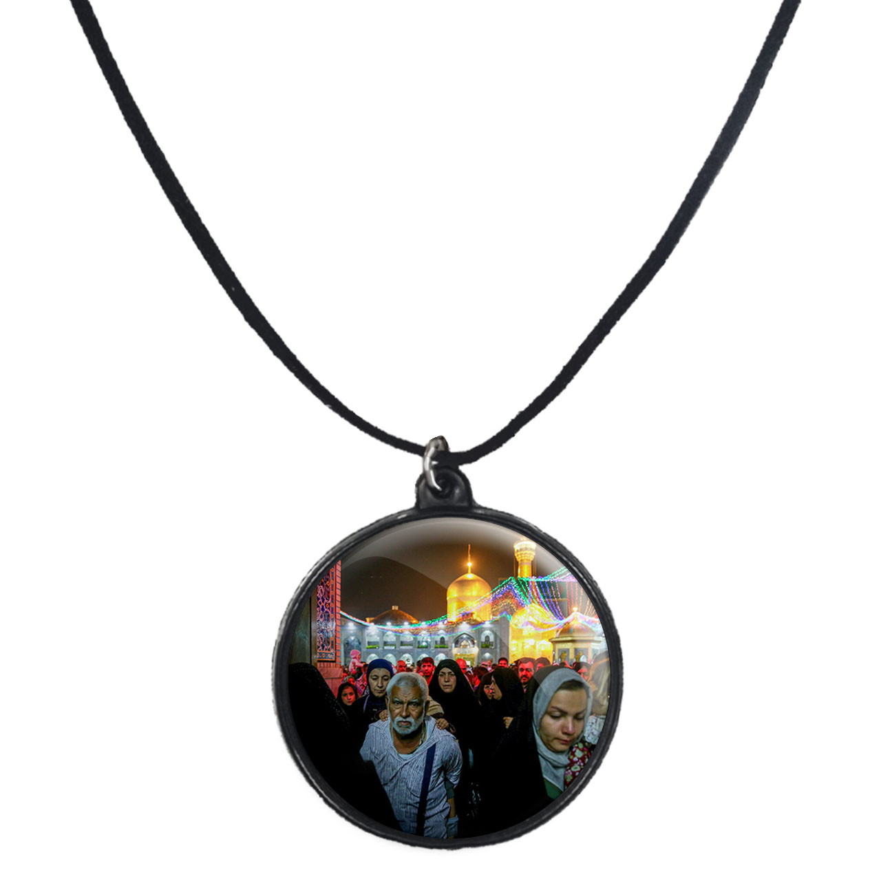 گردنبند پرمانه طرح امام زمان کد pmb.24090مدل دو طرفه