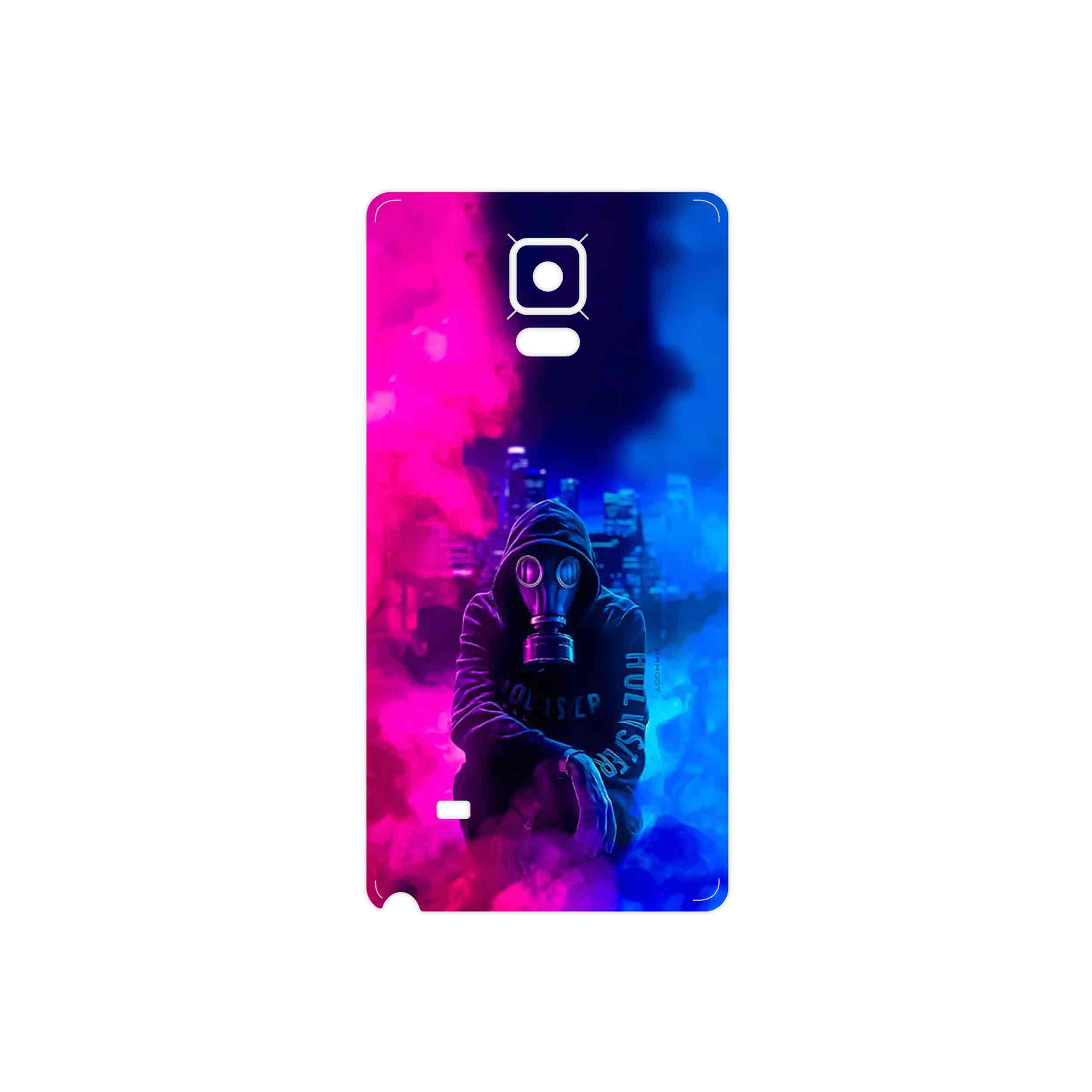 برچسب پوششی ماهوت مدل Smoke Rainbow Digital Art 2 مناسب برای گوشی موبایل سامسونگ Galaxy Note 4