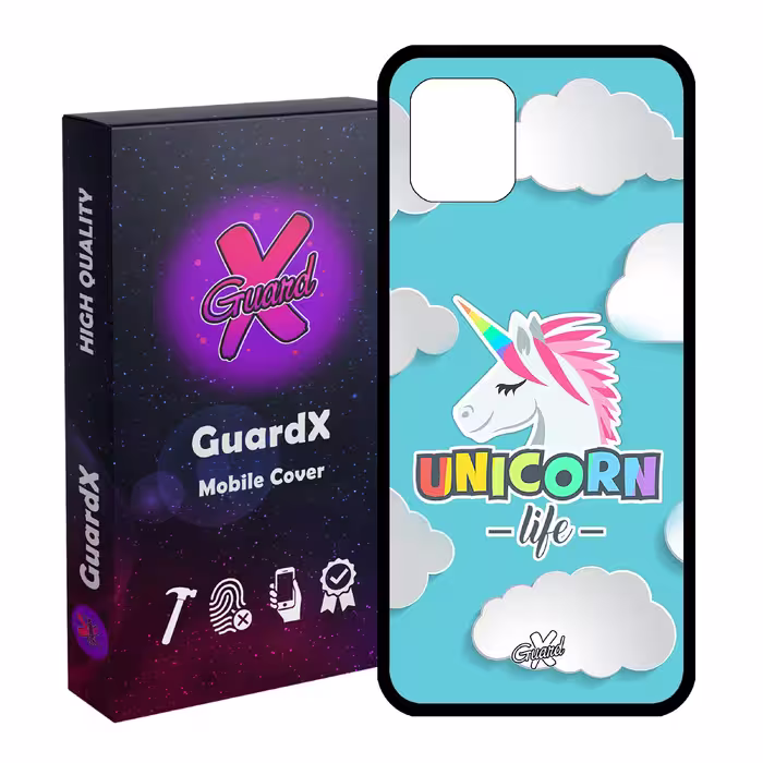 کاور گارد ایکس طرح Unicorn مدل Glass10060 مناسب برای گوشی موبایل سامسونگ Galaxy Note 10 Lite