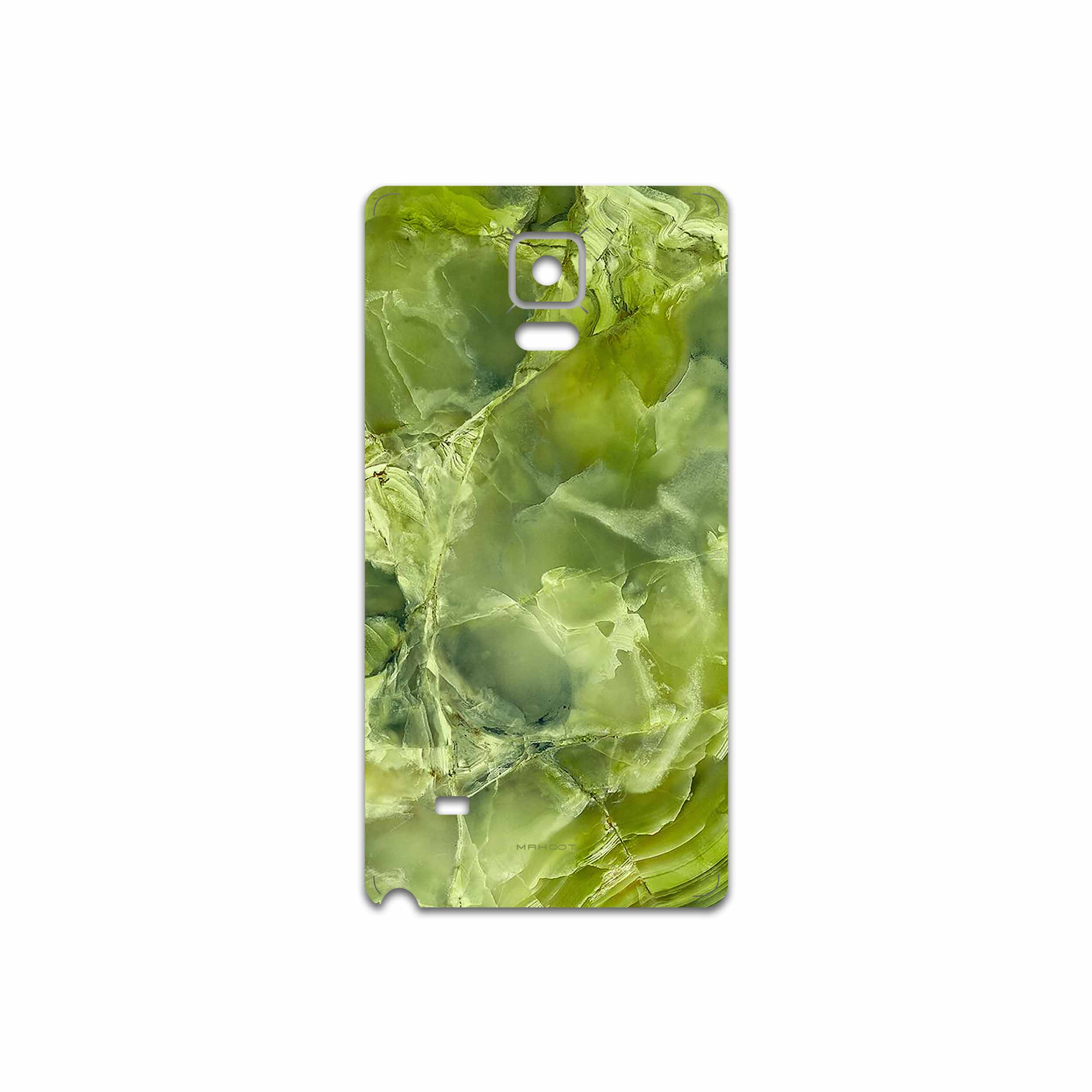 برچسب پوششی ماهوت مدل Green Crystal Marble مناسب برای گوشی موبایل سامسونگ Galaxy Note 4