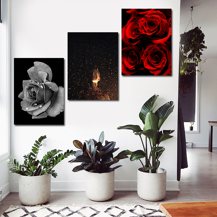 تابلو شاسی مدل دکوراتیو مدرن کد 04 مجموعه سه عددی