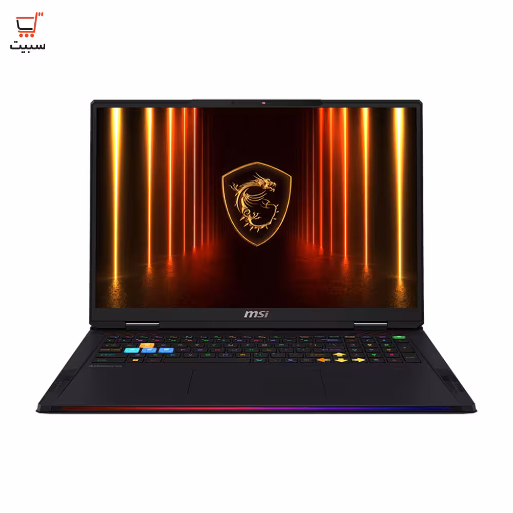 لپ تاپ 18 اینچی گیمینگ ام اس آی مدل Raider 18 2025 HX AI A9WIG R9 9955HX3D 64G 3T SSD 16G RTX 5080 WQUXGA