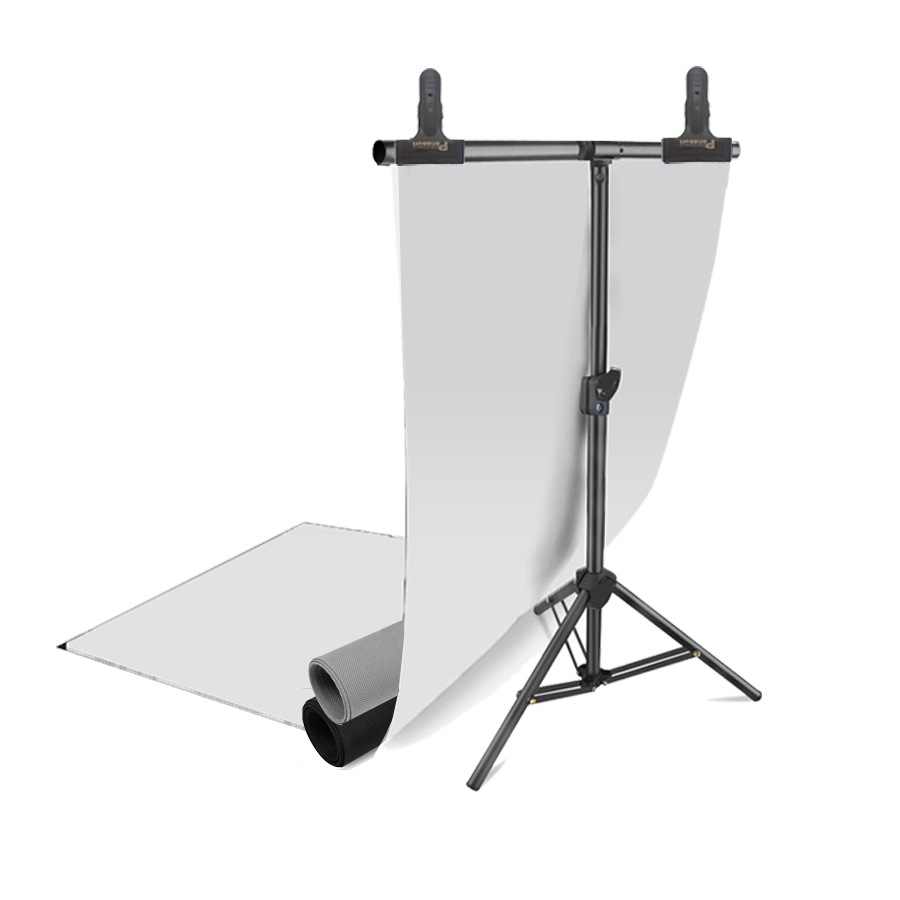 پایه فون T-805 همراه با 3 عدد فون (سفید،مشکی،طوسی) و گیره فون