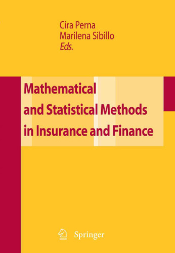 خرید و دانلود نسخه کامل کتاب Mathematical And Statistical Methods In Insurance And Finance
