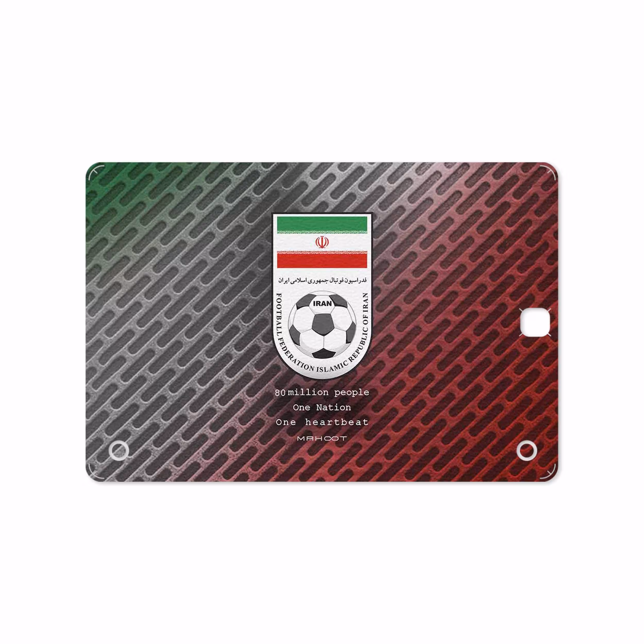 برچسب پوششی ماهوت مدل Iran-National-Football-Team مناسب برای تبلت سامسونگ Galaxy Tab A 9.7 2015 T555