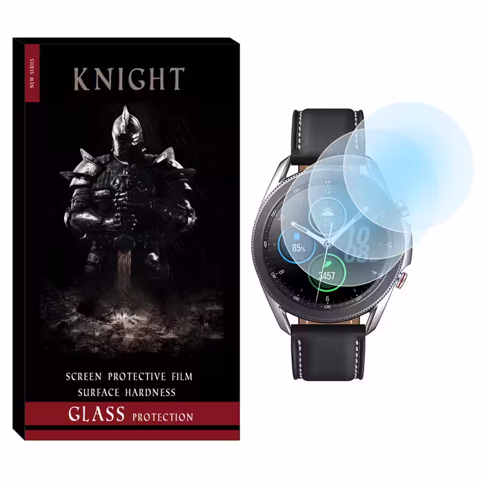 محافظ صفحه نمایش شیشه‌ای نایت مدل SH-KT مناسب برای ساعت هوشمند سامسونگ Galaxy Watch 3 41mm بسته سه عددی