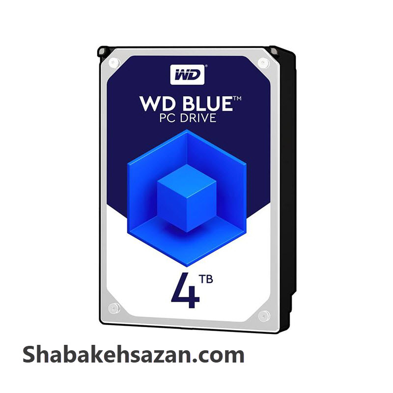 هارد دیسک اینترنال وسترن دیجیتال مدل Blue WD40EZAZ ظرفیت 4 ترابایت