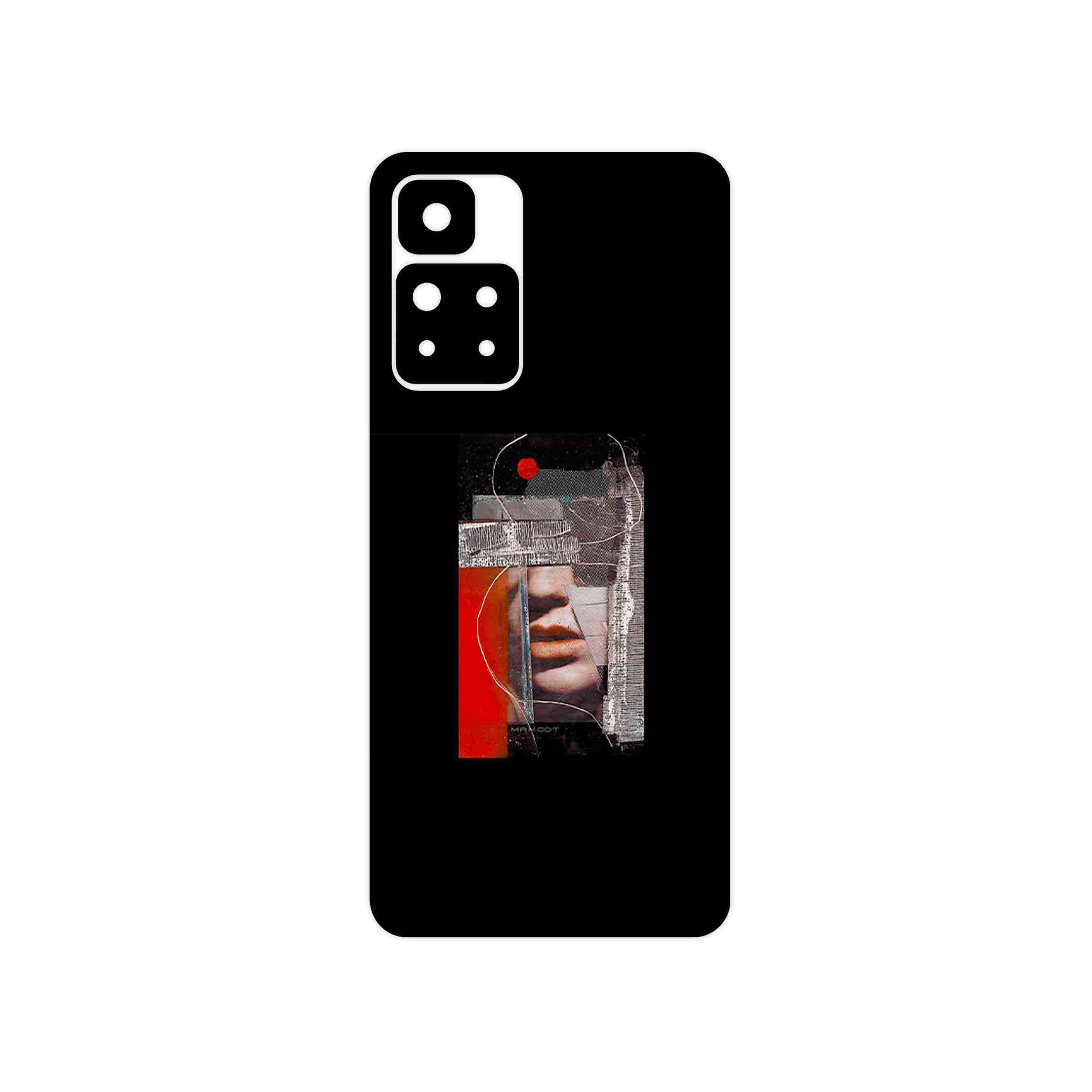 برچسب پوششی ماهوت مدل Collage of Mouth مناسب برای گوشی موبایل شیائومی Redmi Note 11 Pro Plus 5G