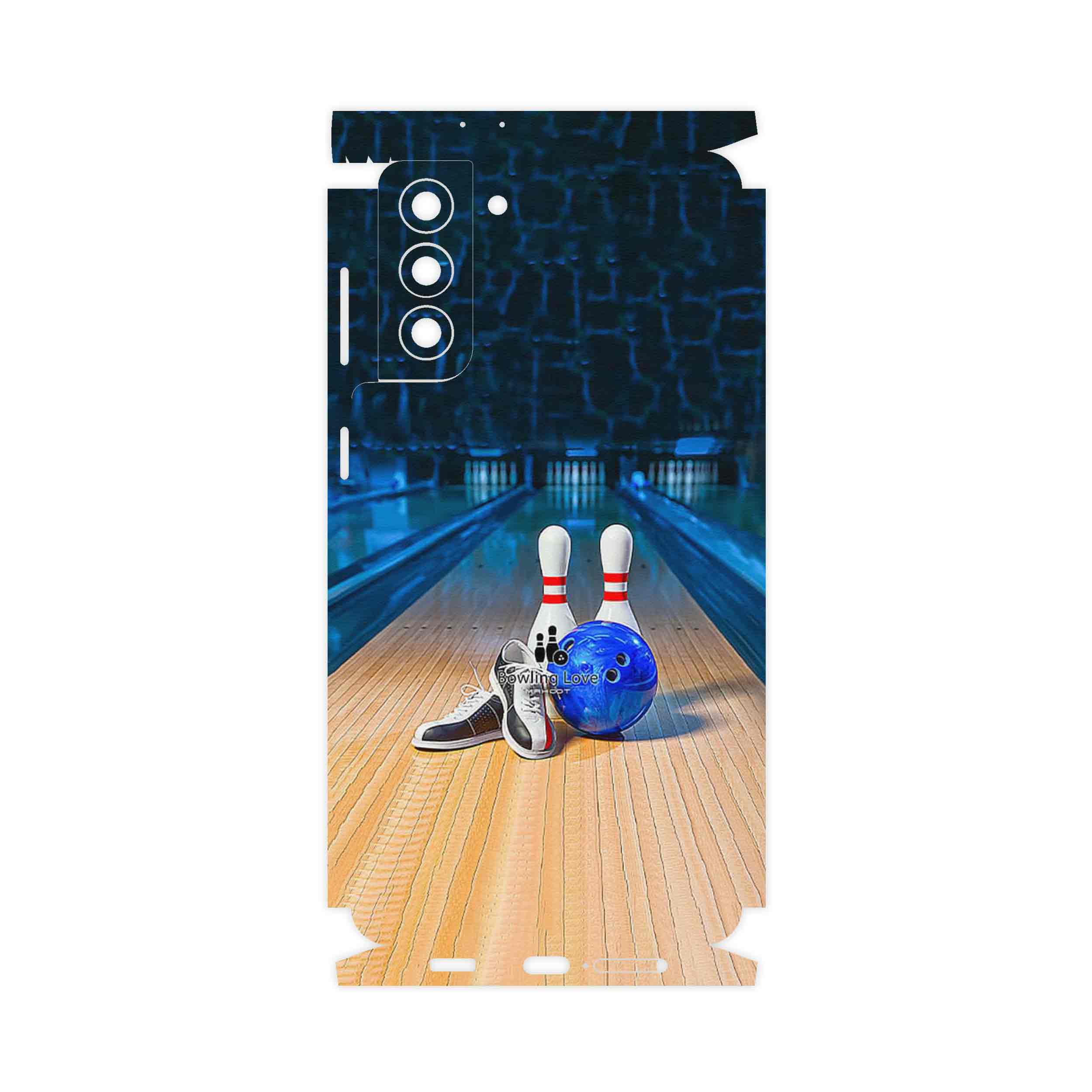 برچسب پوششی ماهوت مدل Bowling-FullSkin مناسب برای گوشی موبایل سامسونگ Galaxy S21 Plus 5G