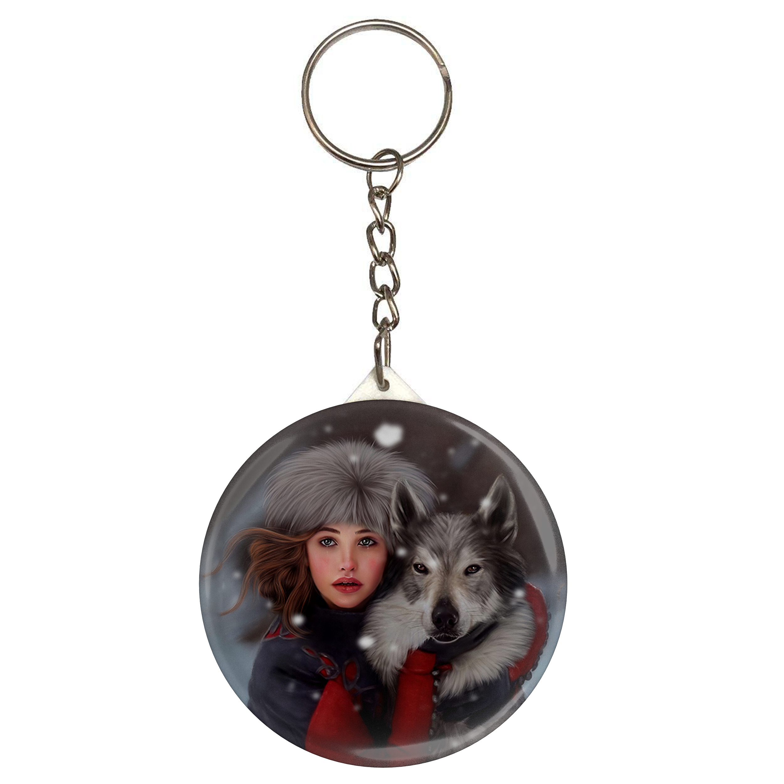 جاکلیدی طرح دختر و گرگ مدل S10424