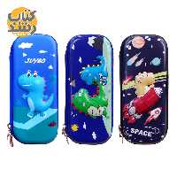 جامدادی تک زیپ کتابی کوچک طرح دایناسور مدل ZHUANOYUAN-0432