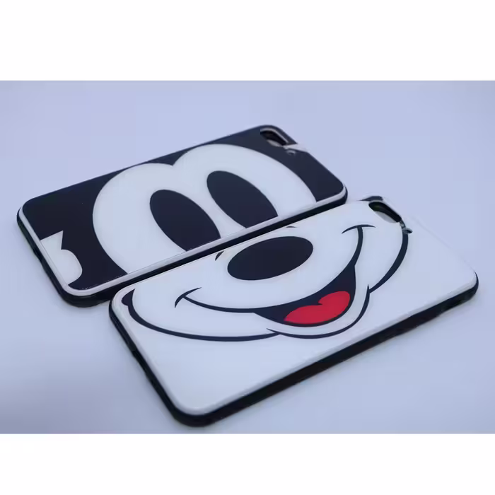 کاور طرح MICKEY MOUSE مدل BH-SET مناسب برای گوشی موبایل اپل Iphone 7 / 8 PLUS  مجموعه 2 عددی