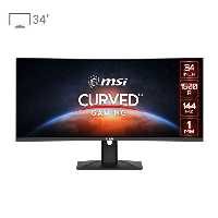 مانیتور گیمینگ 34 اینچ خمیده ام اس آی مدل Optix MAG343CQR