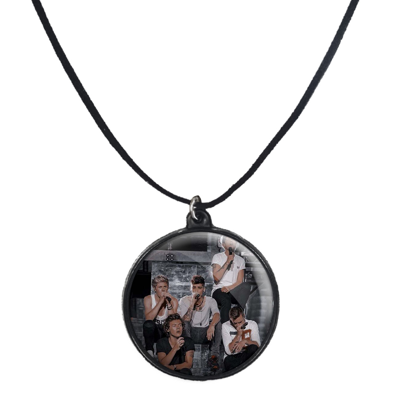 گردنبند پرمانه طرح One Direction کد pmb.13571مدل دو طرفه