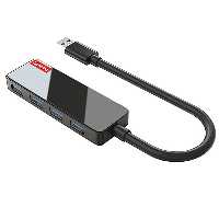 هاب 4 پورت لنوو Lenovo A602 4Ports USB30 Hub طول 25 سانتی متر