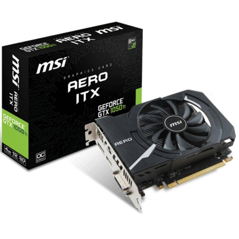 کارت گرافیک MSI GTX1050 TI AERO ITX 4GB OC GDDR5