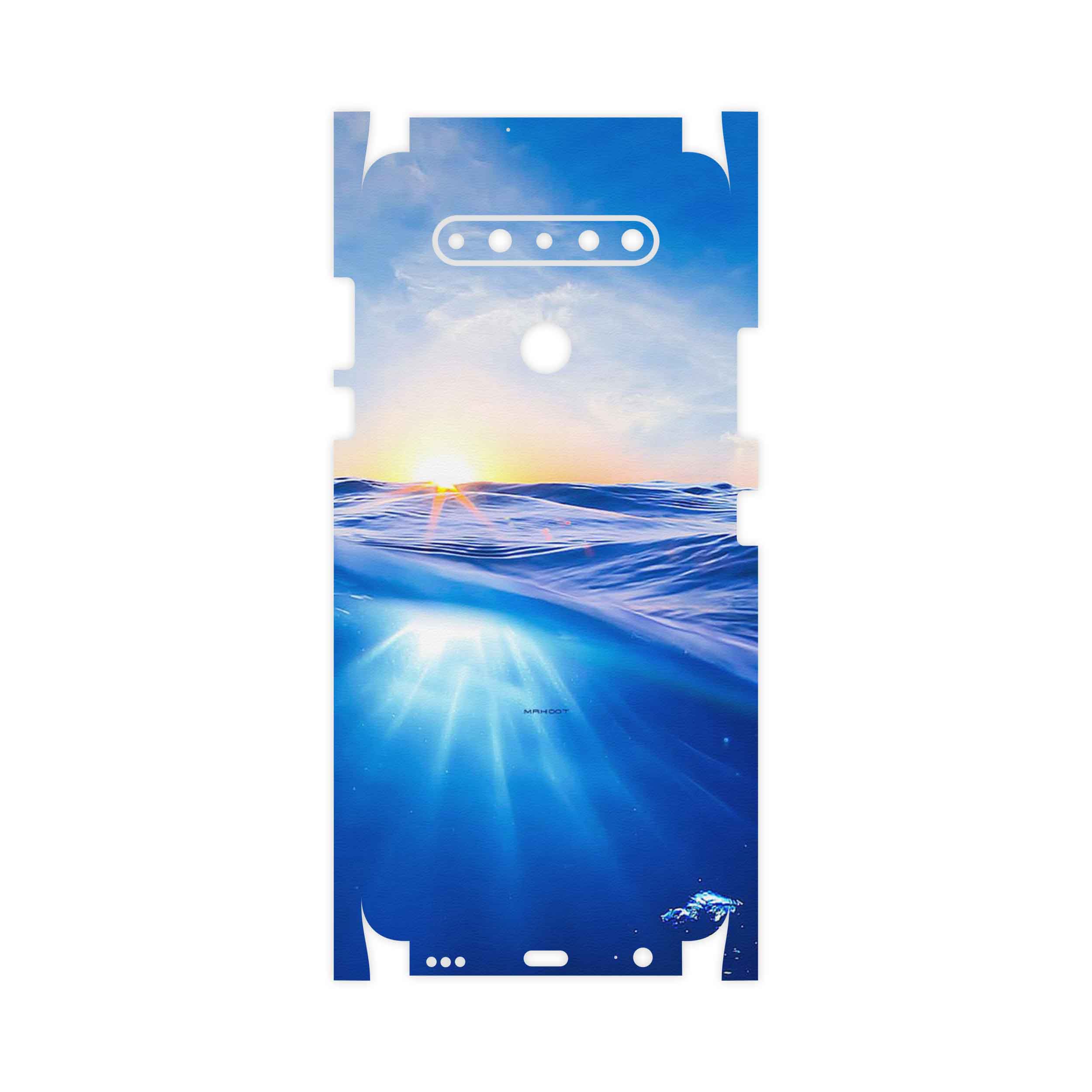 برچسب پوششی ماهوت مدل Ocean-FullSkin مناسب برای گوشی موبایل ال جی K51s