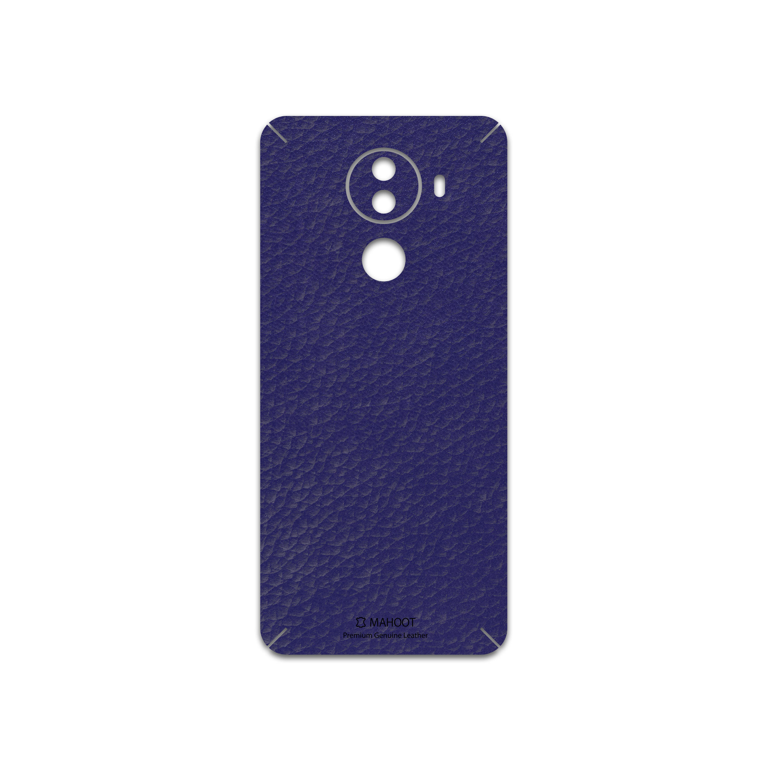 برچسب پوششی ماهوت مدل Dark-Brown-Leather مناسب برای گوشی موبایل جی ال ایکس M1