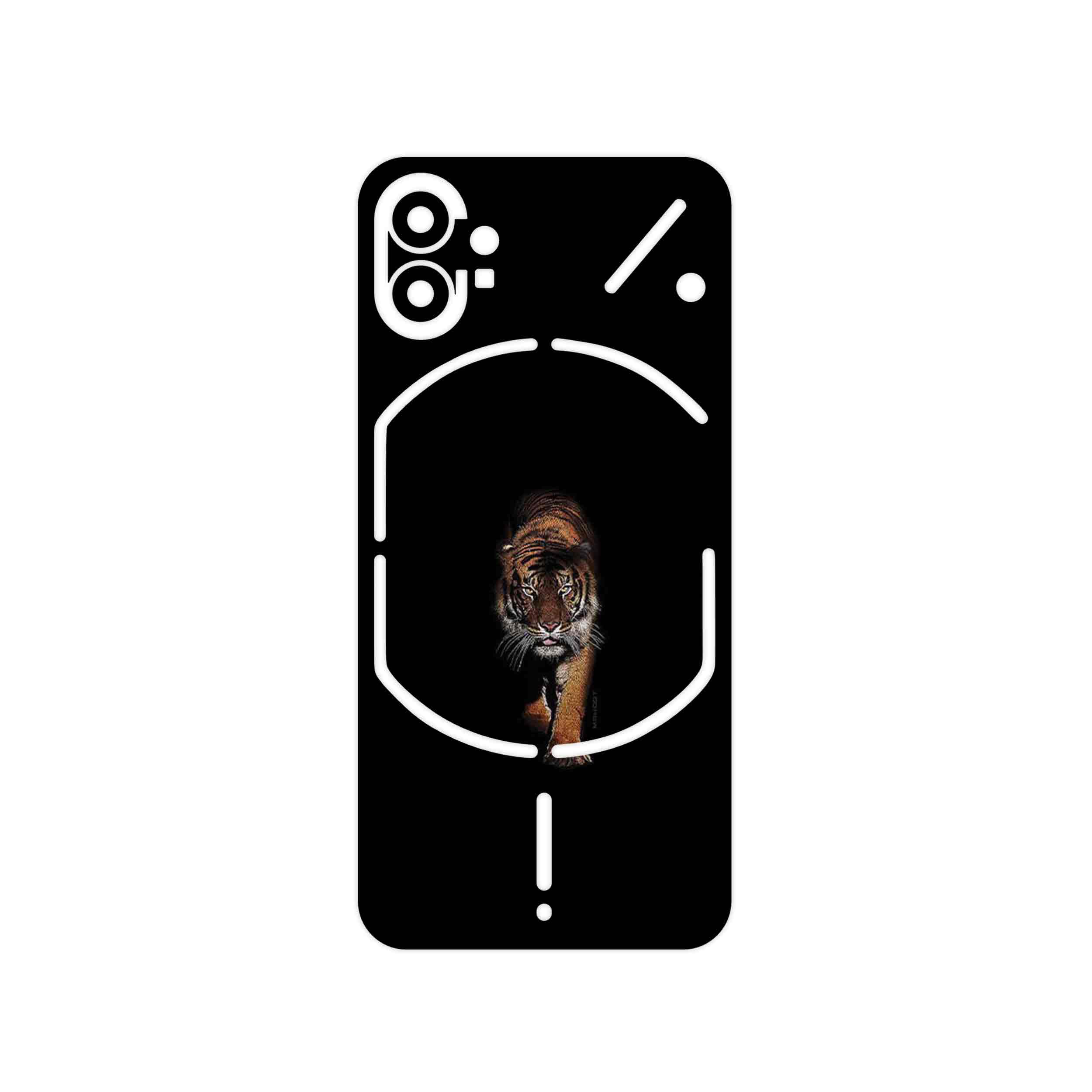 برچسب پوششی ماهوت مدل Wild_Tiger مناسب برای گوشی موبایل ناتینگ Phone 1