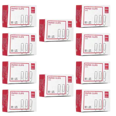 گیره کاغذ دلی مدل 39719 بسته 10 عددی