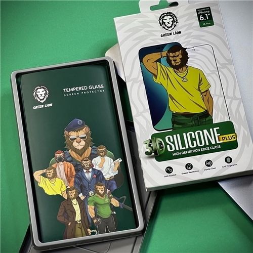 محافظ صفحه نمایش دور سیلیکونی گرین Green مناسب برای Apple iPhone 14 Pro