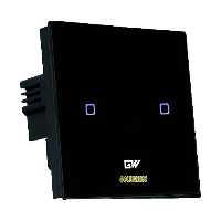 کلید لمسی دو پل توان بالا گلدور مدل ریموتی