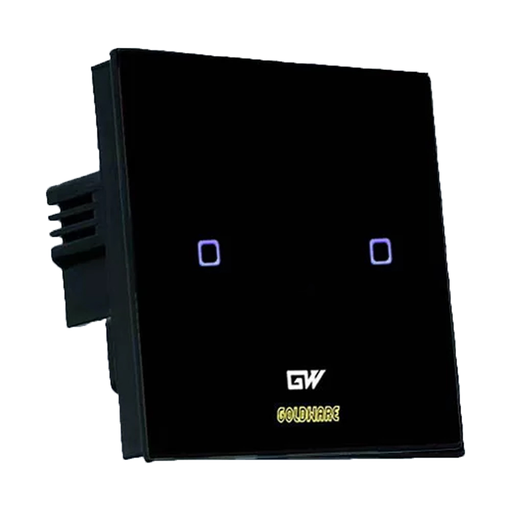 کلید لمسی دو پل توان بالا گلدور مدل ریموتی