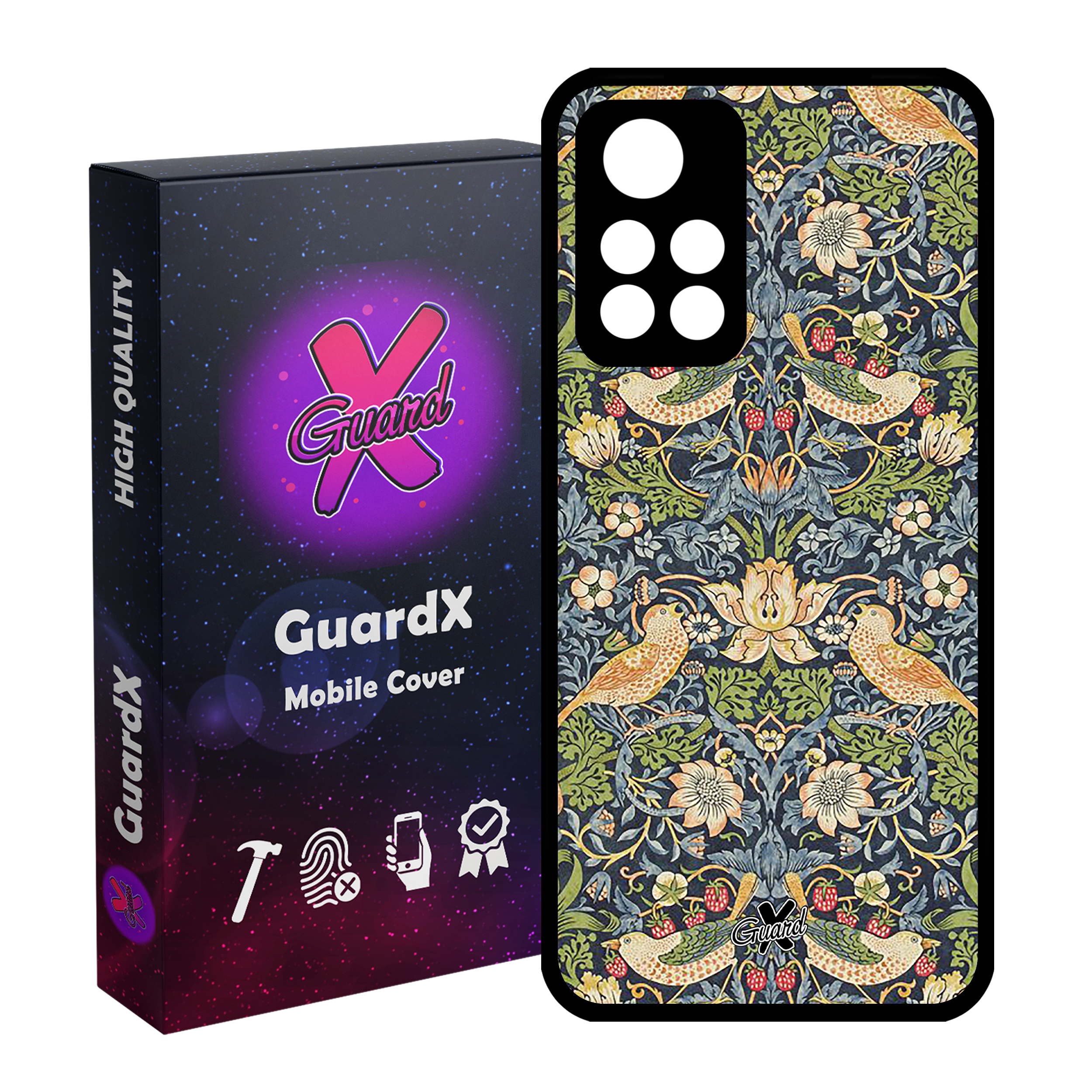 کاور گارد ایکس طرح سنتی مدل Glass10258 مناسب برای گوشی موبایل شیائومی Poco M4 Pro 5G/Redmi Note 11T 5G/Redmi Note 11S 5G