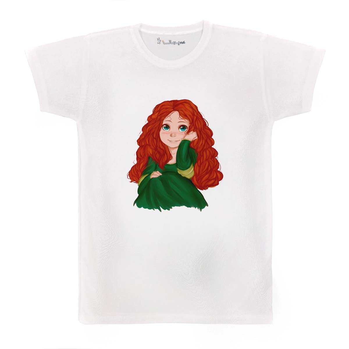 تی شرت بچگانه پرمانه طرح انیمیشن دلیر کد pmt.3902