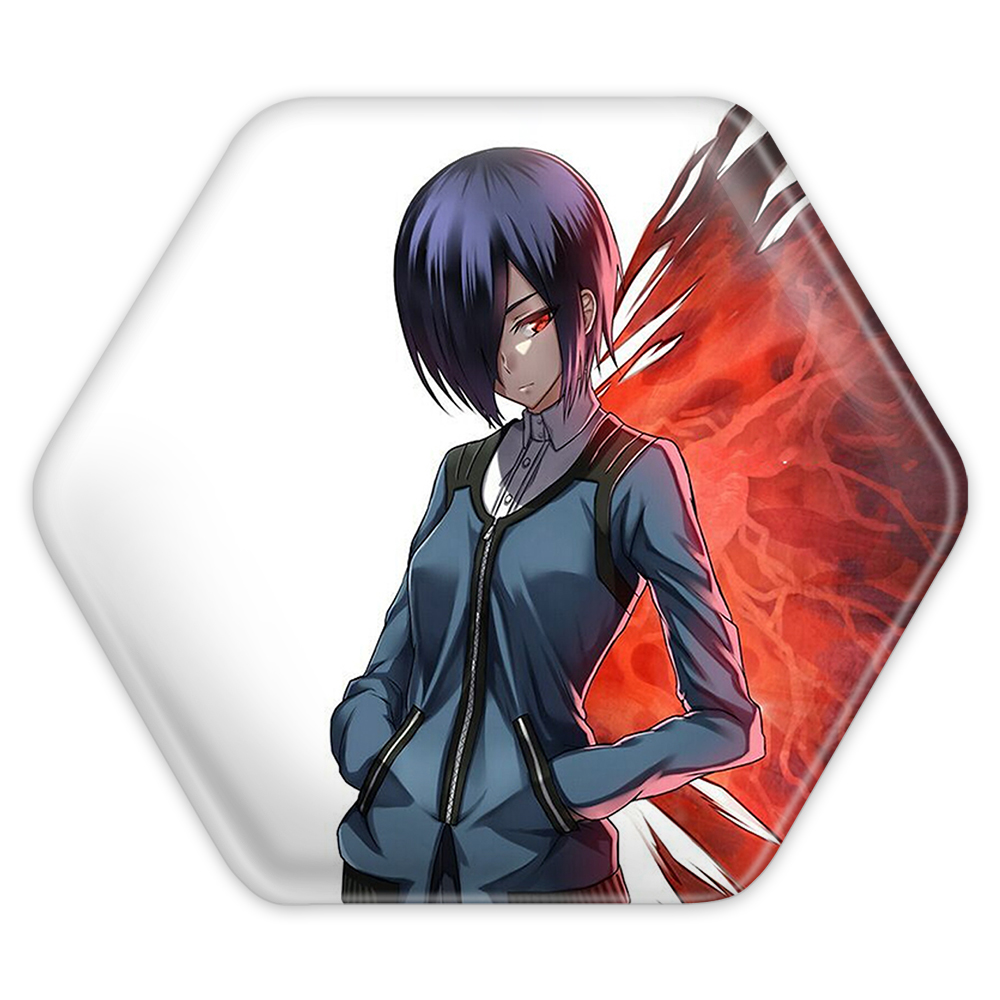 پیکسل خندالو طرح توکو کریشیما انیمه توکیو غول مدل شش ضلعی کد 4908