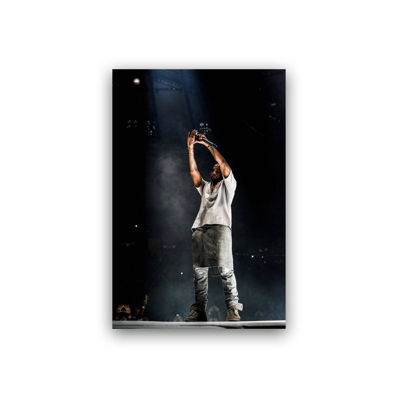 تابلو شاسی طرح کانیه وست مدل BS00568 | دنیای قاب