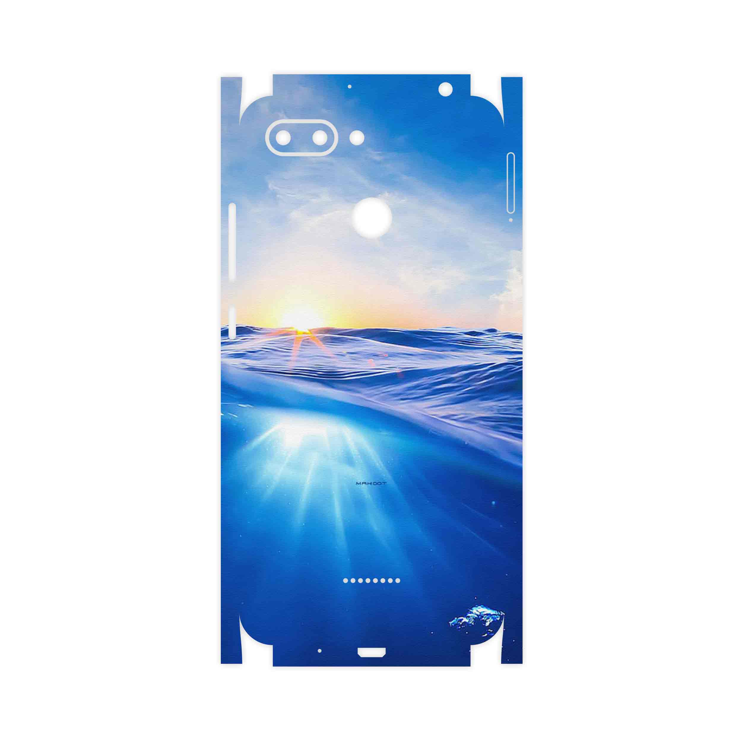 برچسب پوششی ماهوت مدل Ocean-FullSkin مناسب برای گوشی موبایل شیائومی Redmi 6