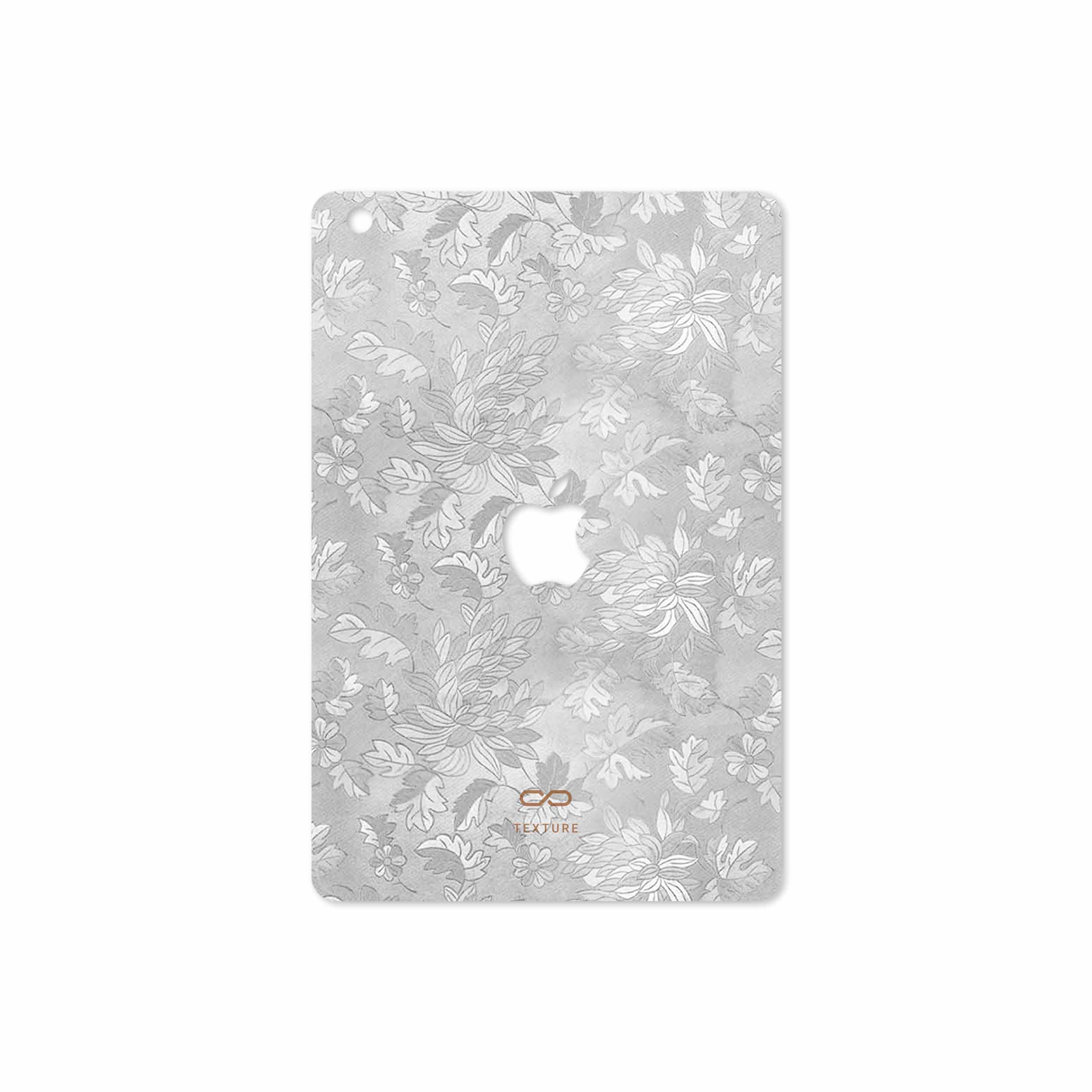 برچسب پوششی ماهوت مدل Silver-Wildflower مناسب برای تبلت اپل iPad mini 2 2013 A1490
