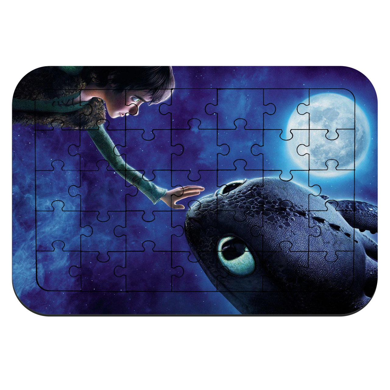 پازل 35 تکه طرح انیمیشن مربی اژدها مدل NI1752 