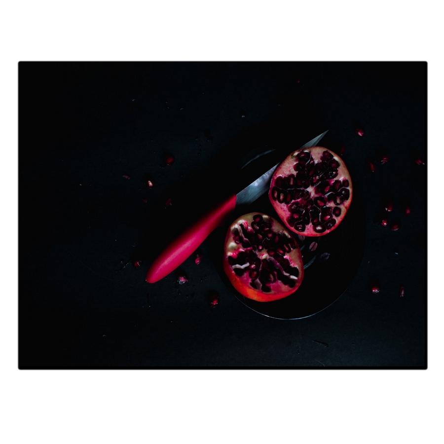 تابلو شاسی بکلیت طرح تبلیغاتی انار قرمز مدل SH-12220