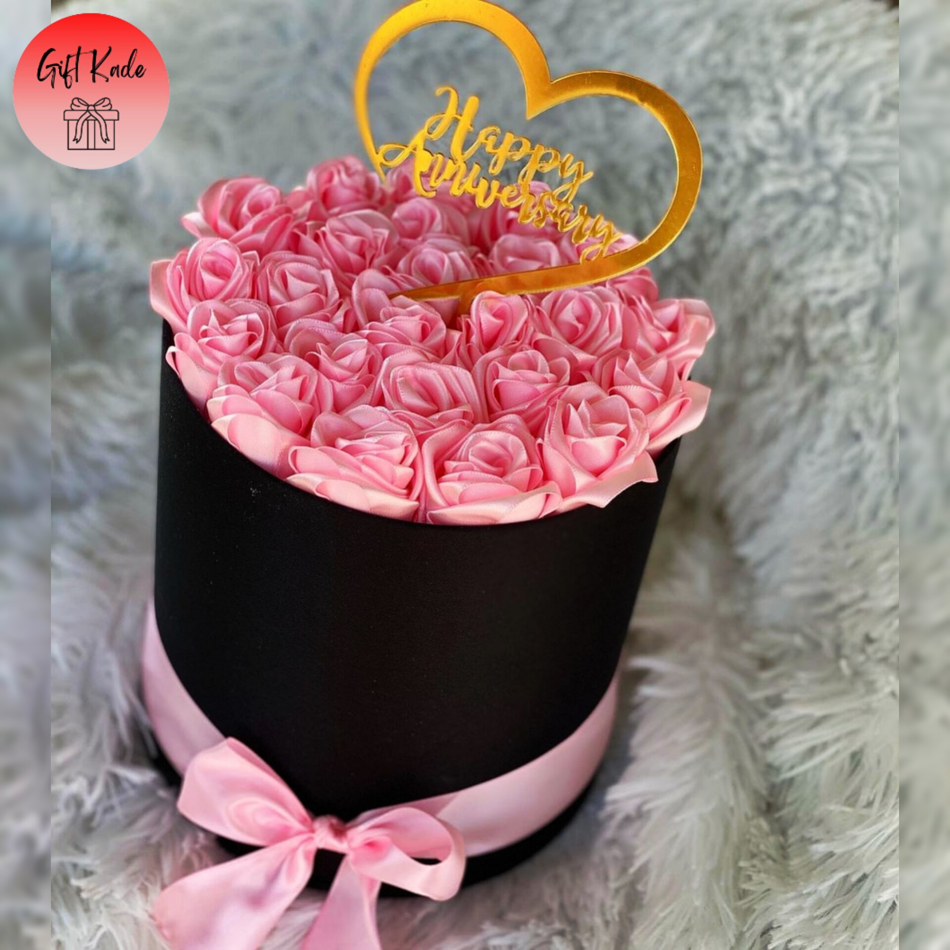 باکس گل رز هدیه تولد روز زن