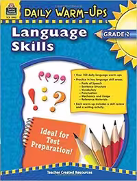 کتاب Daily Warm-Ups: Language Skills Grade 2