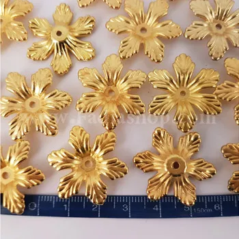 گل دوختنی طلایی مدل 2