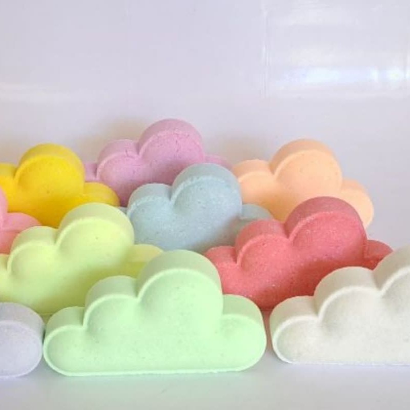 بسته 10 عددی کوکتل پدیکور طرح ابر 60 گرمی