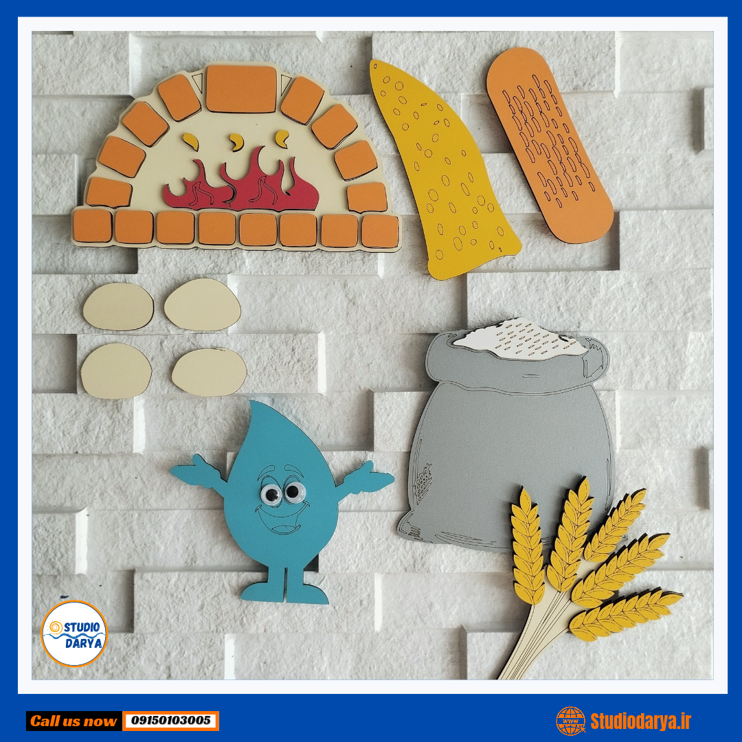 مراحل پخت نان