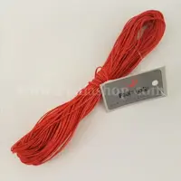 نخ چرم کرد نارنجی تیره