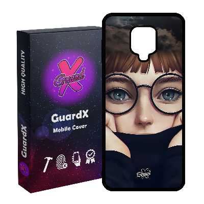 کاور گارد ایکس طرح Girl مدل Glass10040 مناسب برای گوشی موبایل شیائومی Redmi Note 9S / Note 9 Pro / Note 9 Pro Max