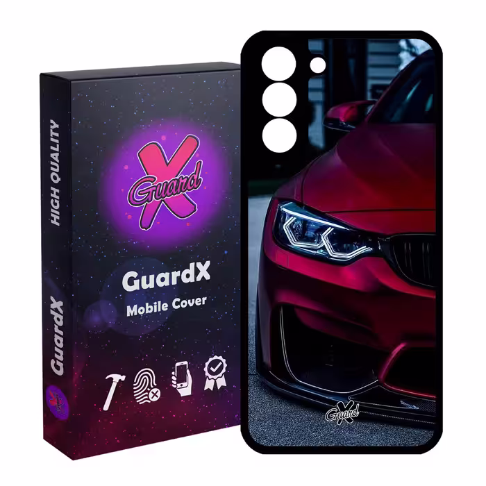 کاور گارد ایکس طرح BMW مدل Glass10298 مناسب برای گوشی موبایل سامسونگ Galaxy S21 FE