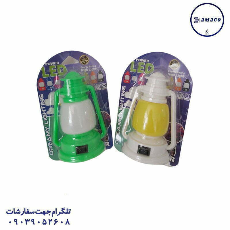 چراغ خواب دیواری طرح فانوس
