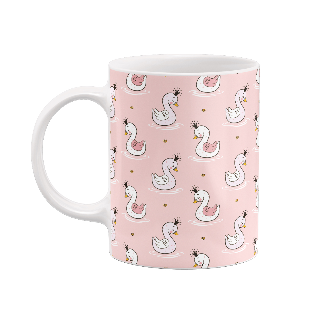 ماگ طرح قو های زیبا کد 22