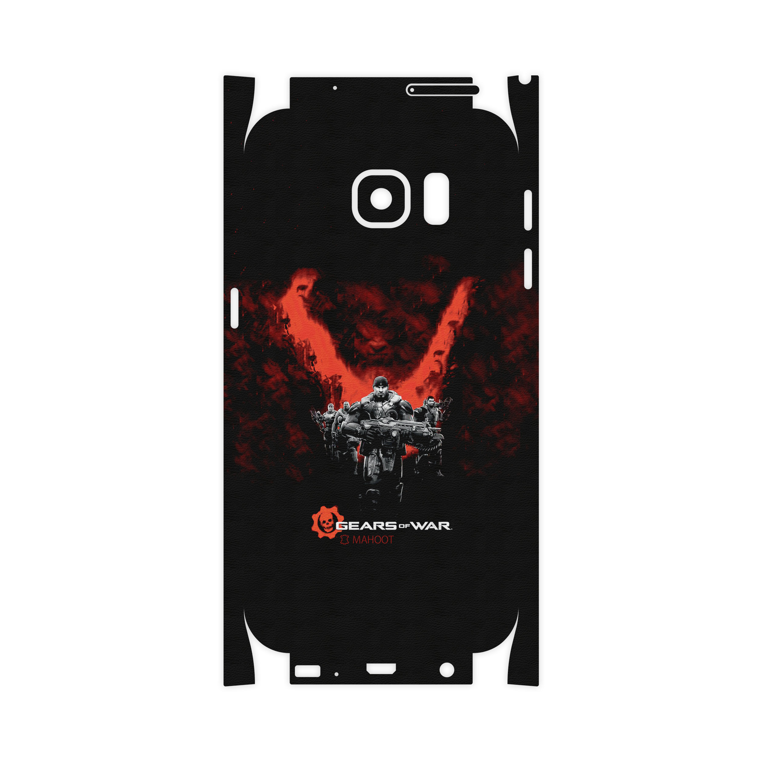 برچسب پوششی ماهوت مدل GEARS-OF-WAR-Game-FullSkin مناسب برای گوشی موبایل سامسونگ Galaxy S7