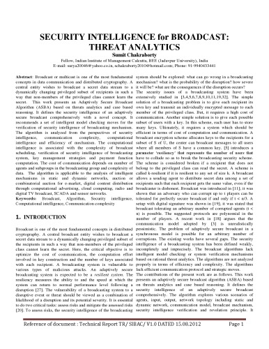 خرید و دانلود نسخه کامل کتاب Security Intelligence for Broadcast : Threat Analytics
